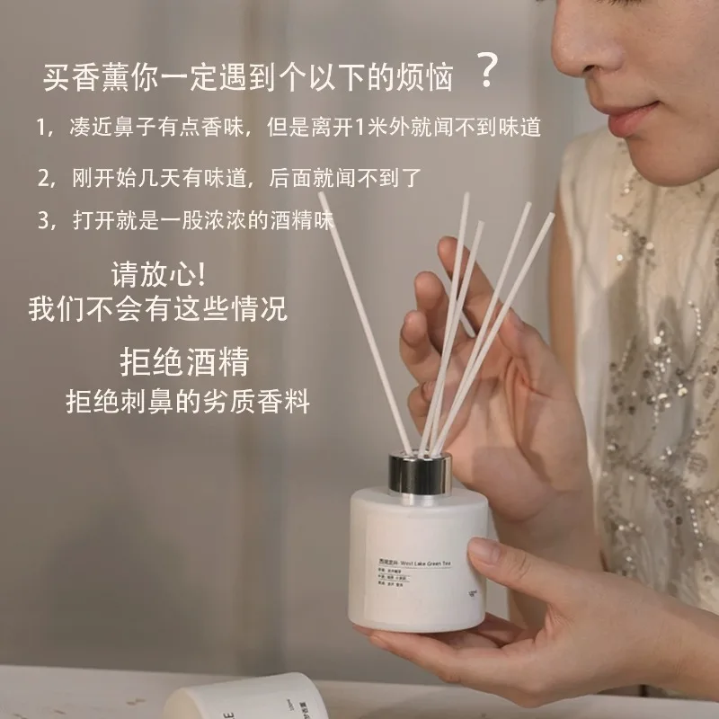 Long Lasting Natural Fragrance Reed Diffuser Essential Oil Odor Remover Flameless Aroma Diffuser Household Home Fragrance Decor