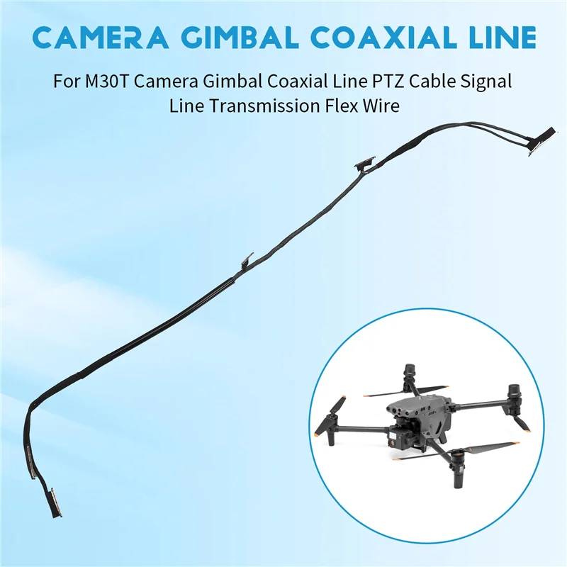 

B04B-For DJI M30T Camera Gimbal Coaxial Line PTZ Cable Signal Line Transmission Flex Wire