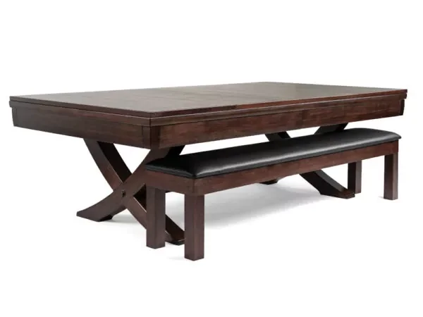 Home Indoor Most Popular 7ft 8ft 9ft Solid Wood Slate Dinner Billiards Modern Luxury Style 2 in 1 Multi Functional Pool Table
