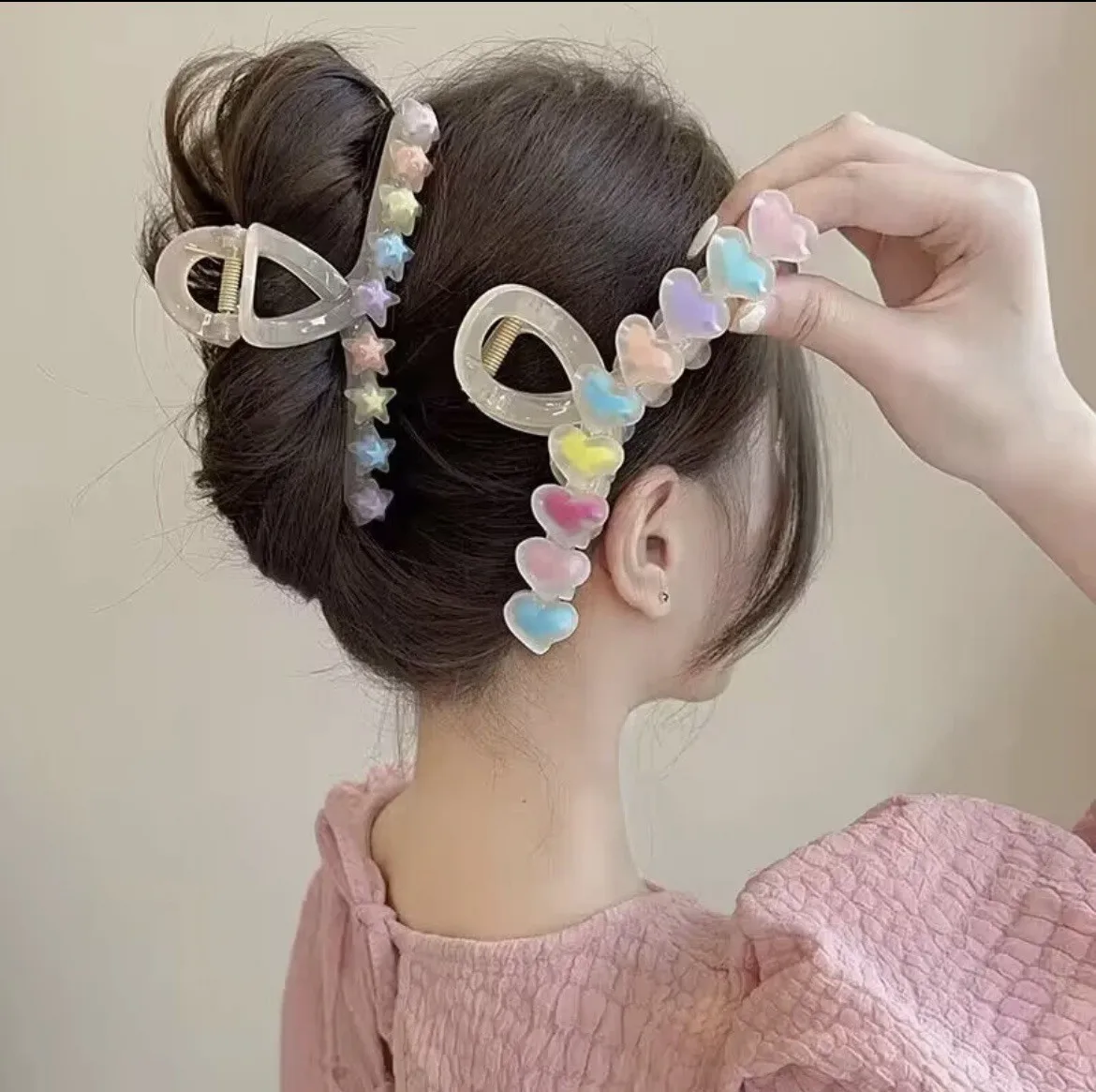 Korean Version Of New Love Grip Clip Sweet And Cute Princess Hairpin Hair Accessory