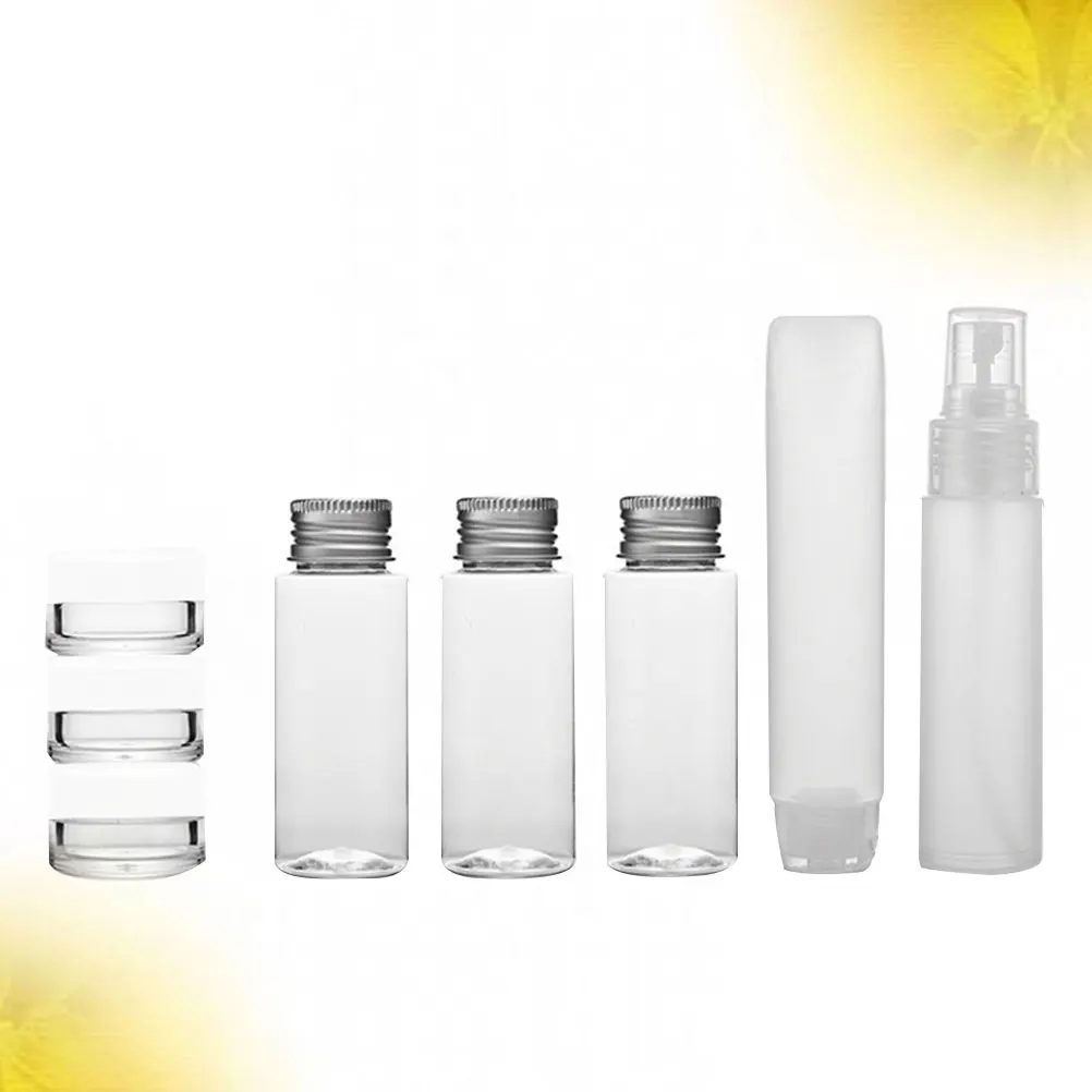 

Bottle Set Spice Jar Bottles Liquid Refillable Containers Portable Spray Shampoo