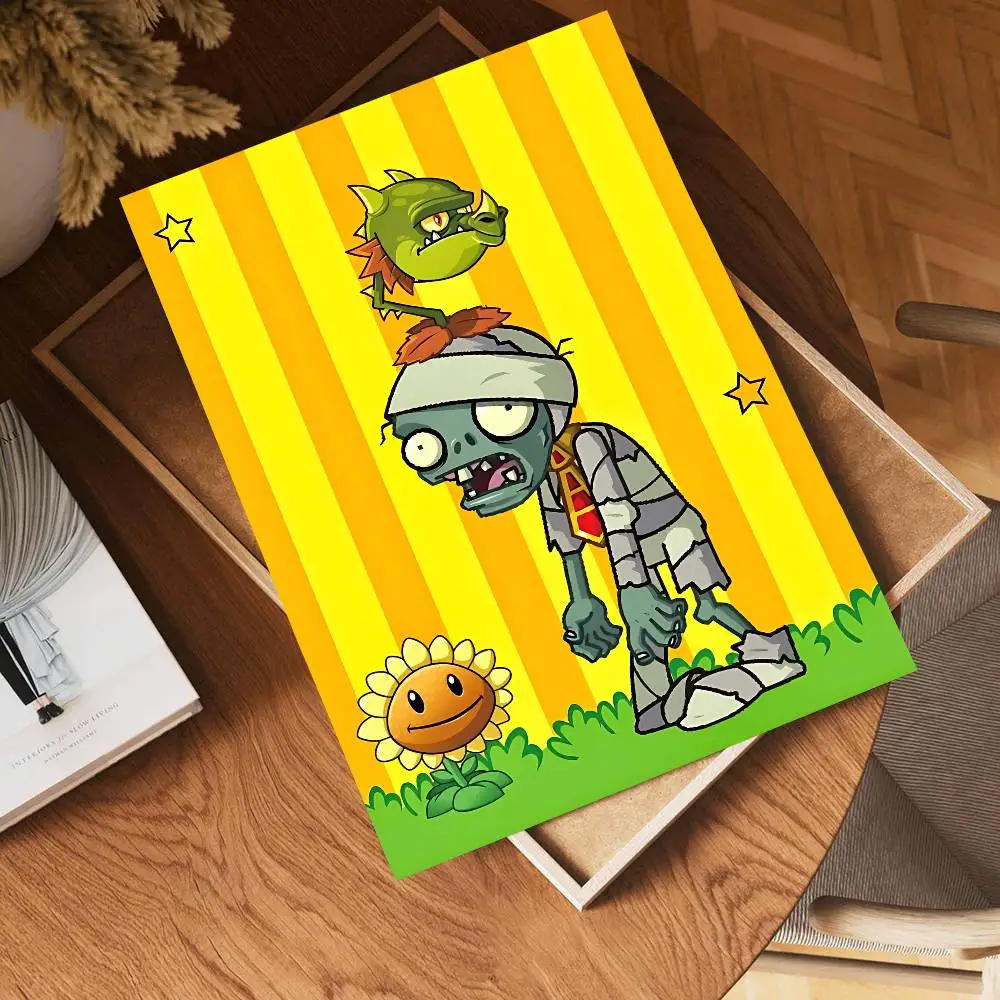 AZNM Plants vs Zombies Game Classic Movie Posters HD Quality Poster Wall Art Painting Study Nordic Home Decor view 6