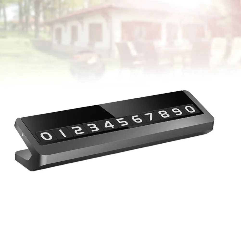 

Luminous Temporary Parking Car Board DIY Night Light for Clear Visibility in Dark Easy Install Grey