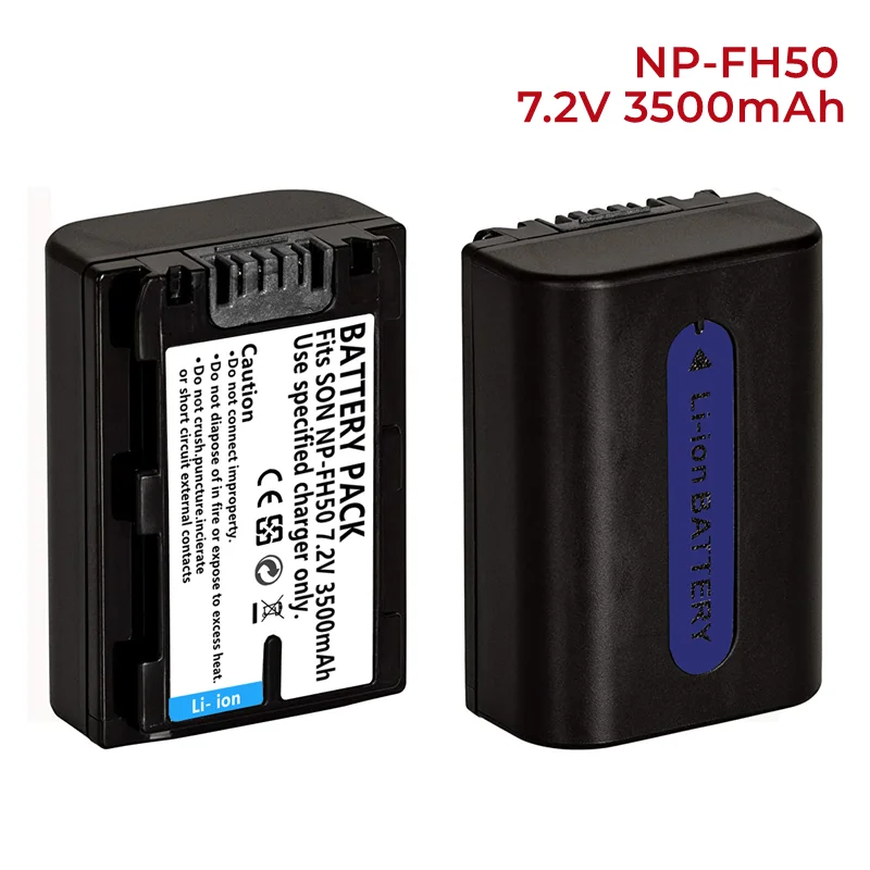 NP-FH50 Battery for Sony NP-FH40 NP-FH30 and DSLR-A230 DSLR-A330 DSLR-A290 DSLR-A380 DSLR-A390 HDR-TG1E HDR-TG3 HDR-TG5/5V