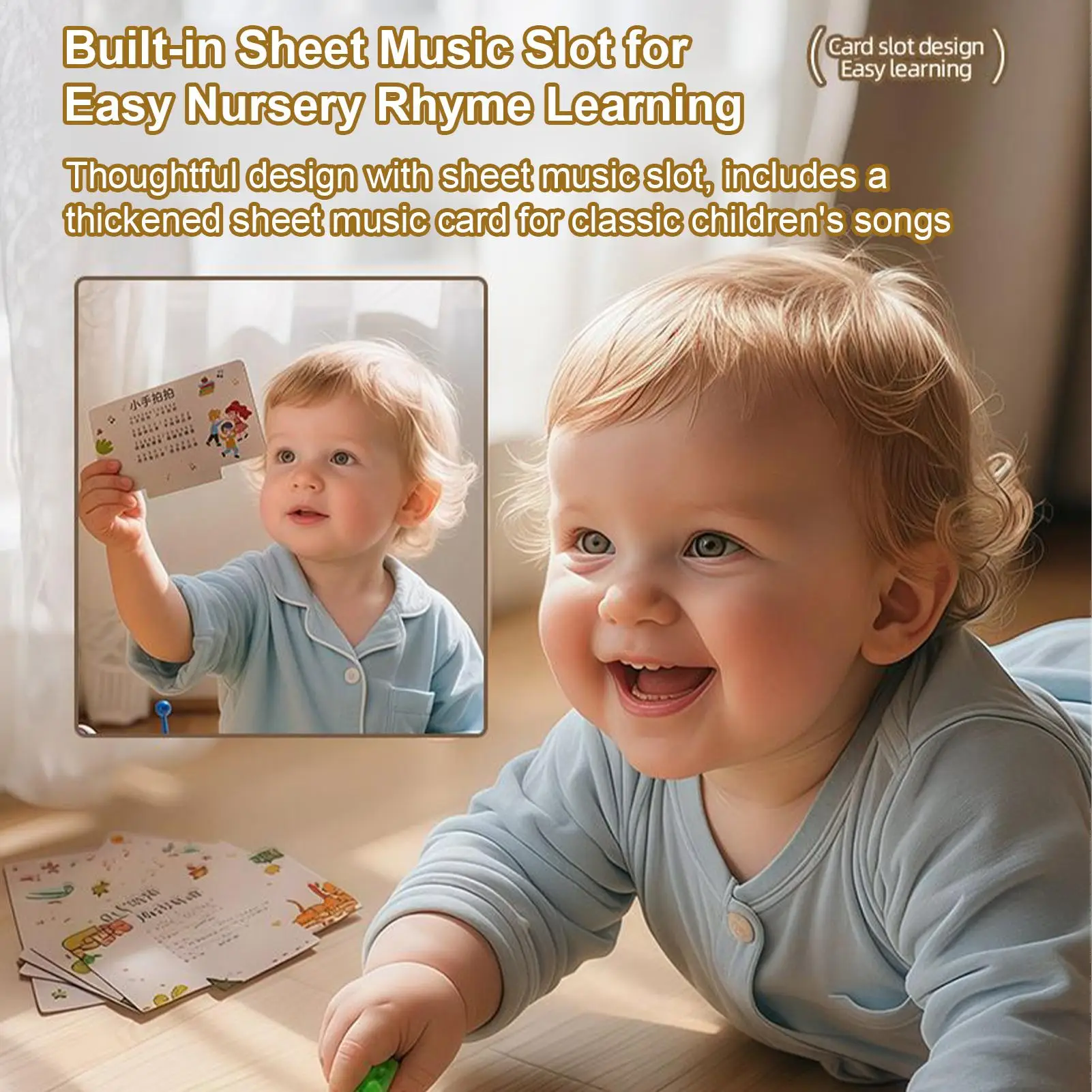 

Детское пианино, ксилофон, игрушка, 8 клавиш с листами, музыкальное обучение, ксилофон, пианино для мальчиков и девочек старше 6 месяцев, спальня, гостиная