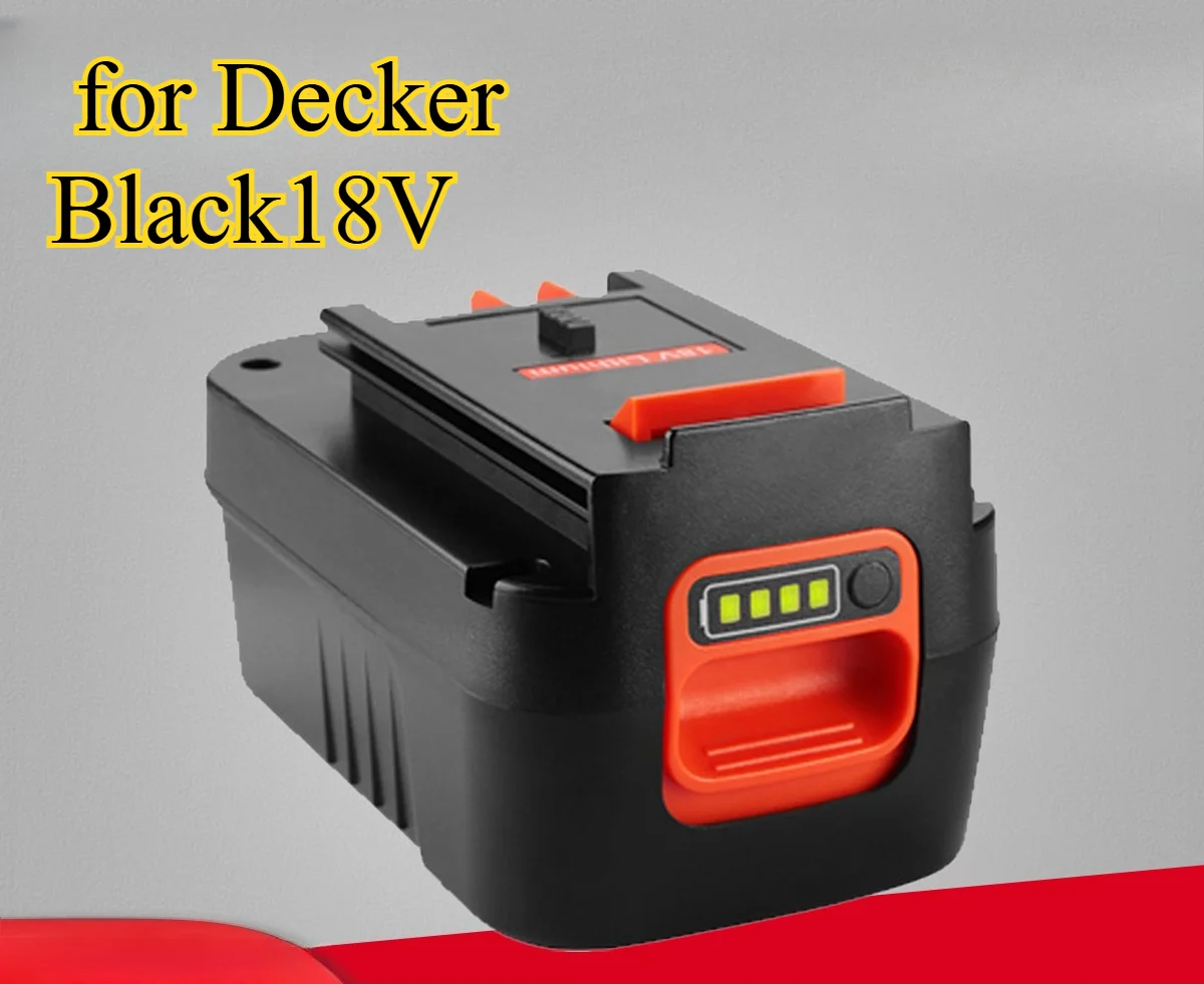 

6000mAh 18V Replacement Battery for Decker Black18V Power Tools High Capacity Ni-Cd To Li-ion Convertible Battery Pack