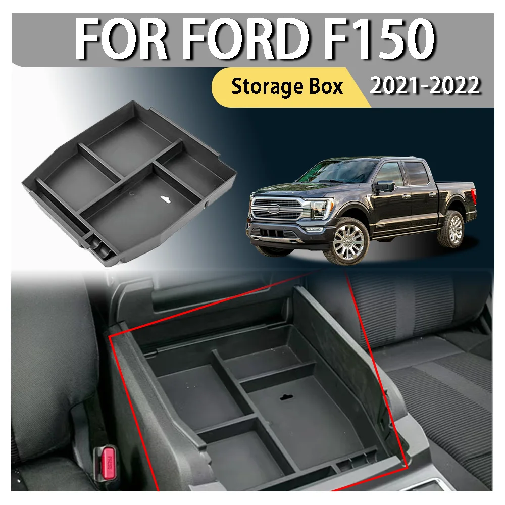 

ABS Plastic Cars Accessories Car Upgrade Storage Box For Ford F150 2021 2022 Car Decoration Car Styling