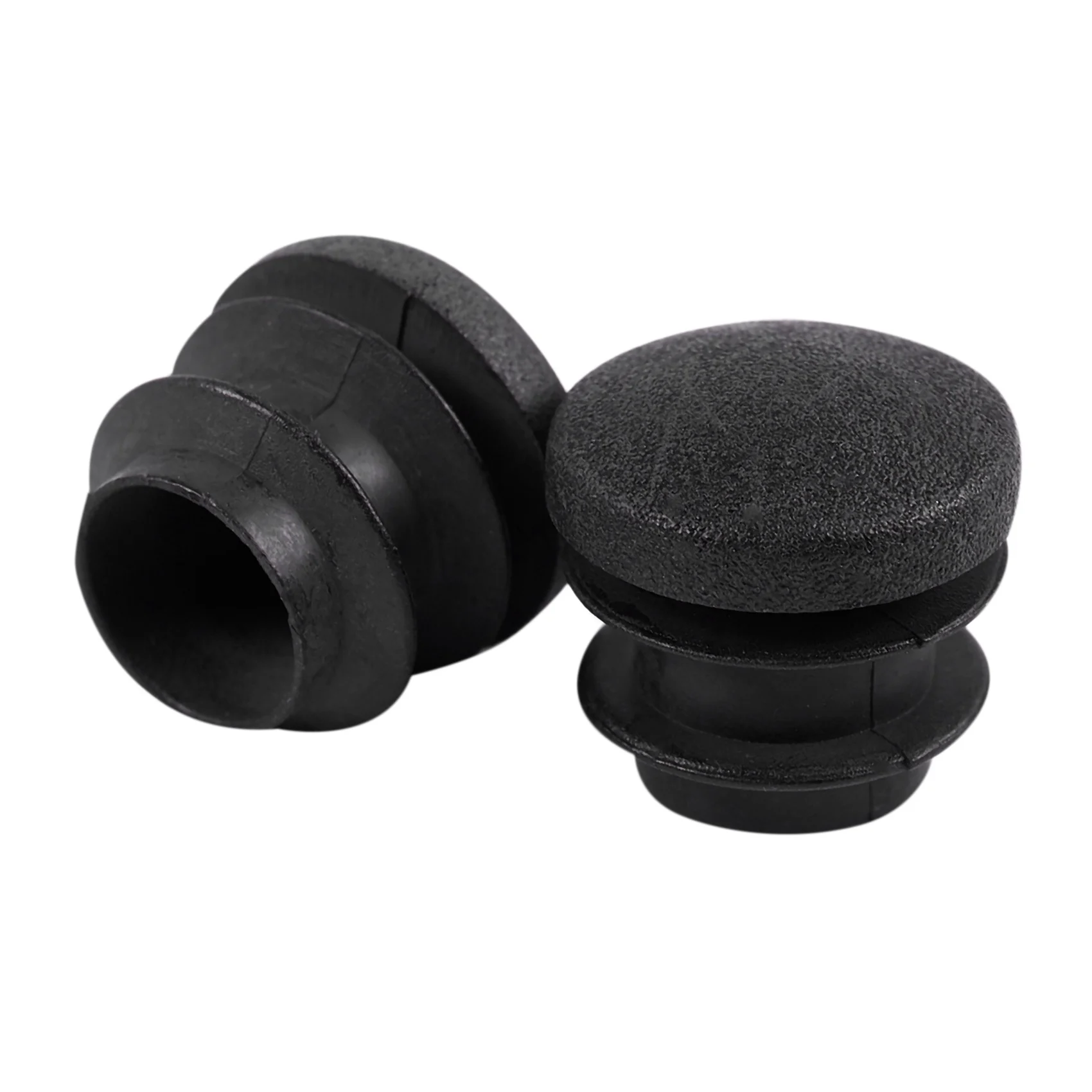

ABUM-30Pcs Черная пластиковая заглушка, круглая трубка, вставка, пробка для трубы 16 мм