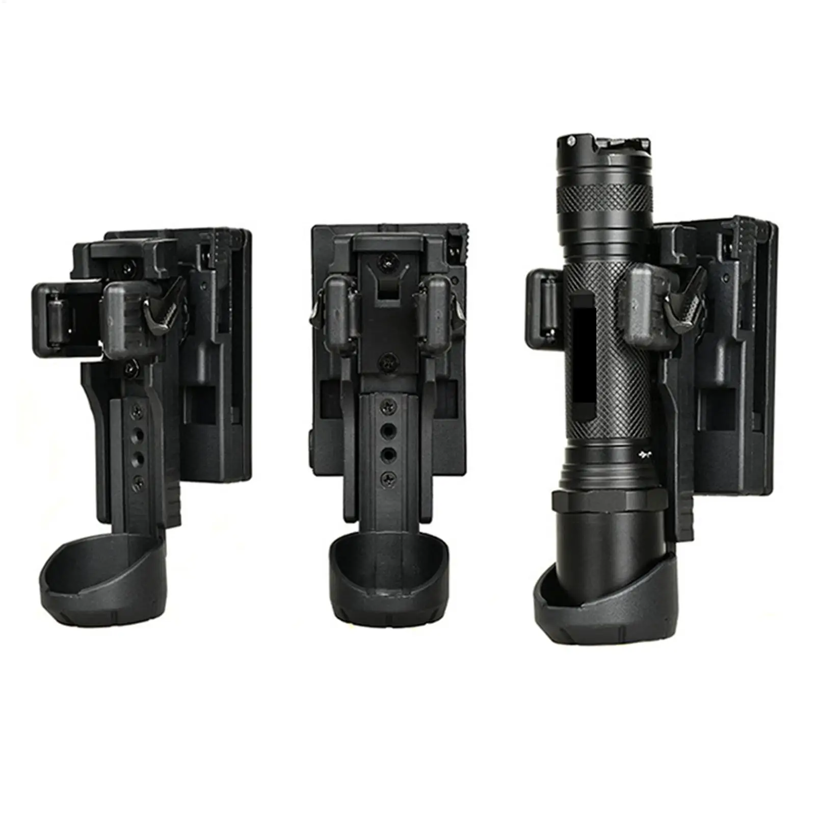 Flashlight Holster For Belt Multipurpose Flashlight Belt Holder Quick Release Flashlight Mount Portable for Security Guard