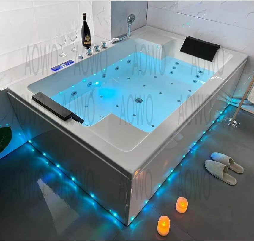 

Spa Bathtubs Luxury Indoor Hot Tub Whirlpool Tub Swim Spas Air Jetted Bath 2 Person Bath Tub Tube Hot Spring Spa