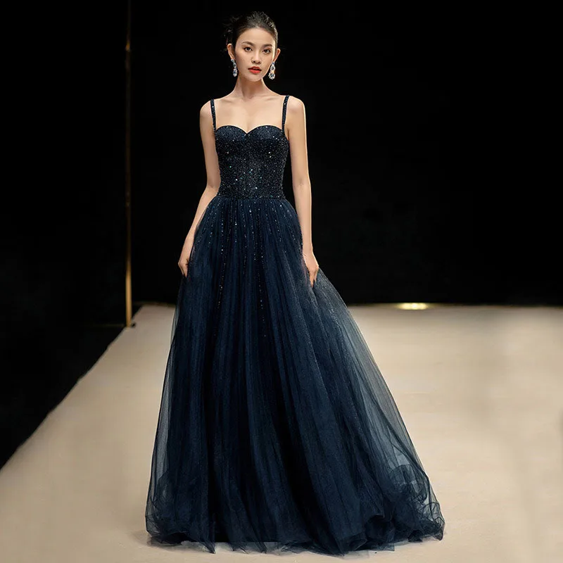 

2025 New Starry Sky Series Luxurious Women's Evening Gown Long Party Dresses