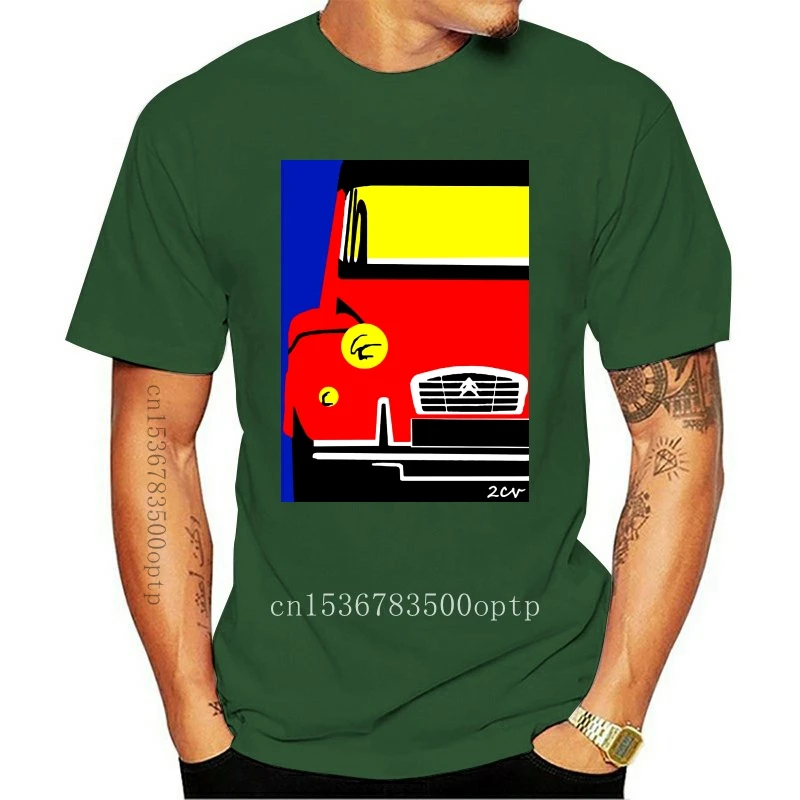 New Original Pop Art Style t-shirt. Classic 2CV