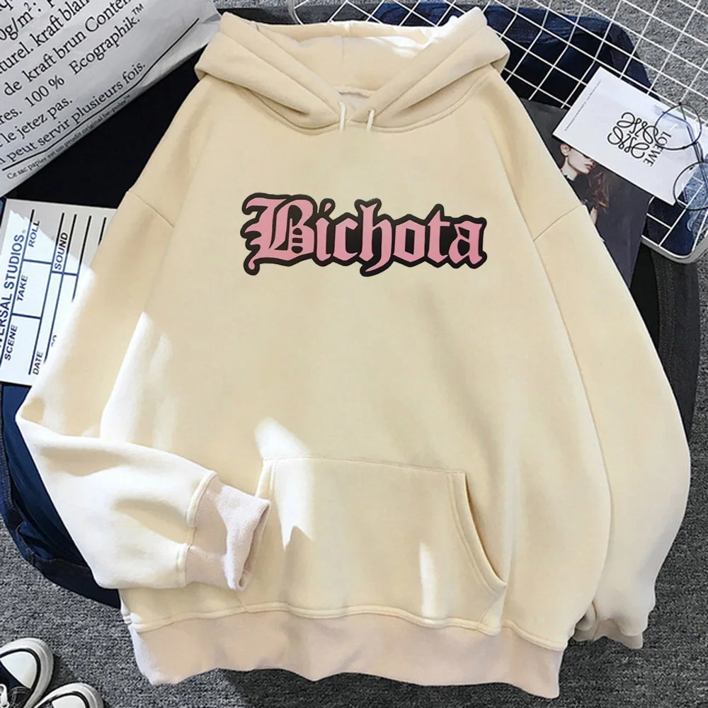 Bichota hoodie graphic modern style designer comic streetwear casual wear teen pullover sweatshirts comfortable elegant harajuku