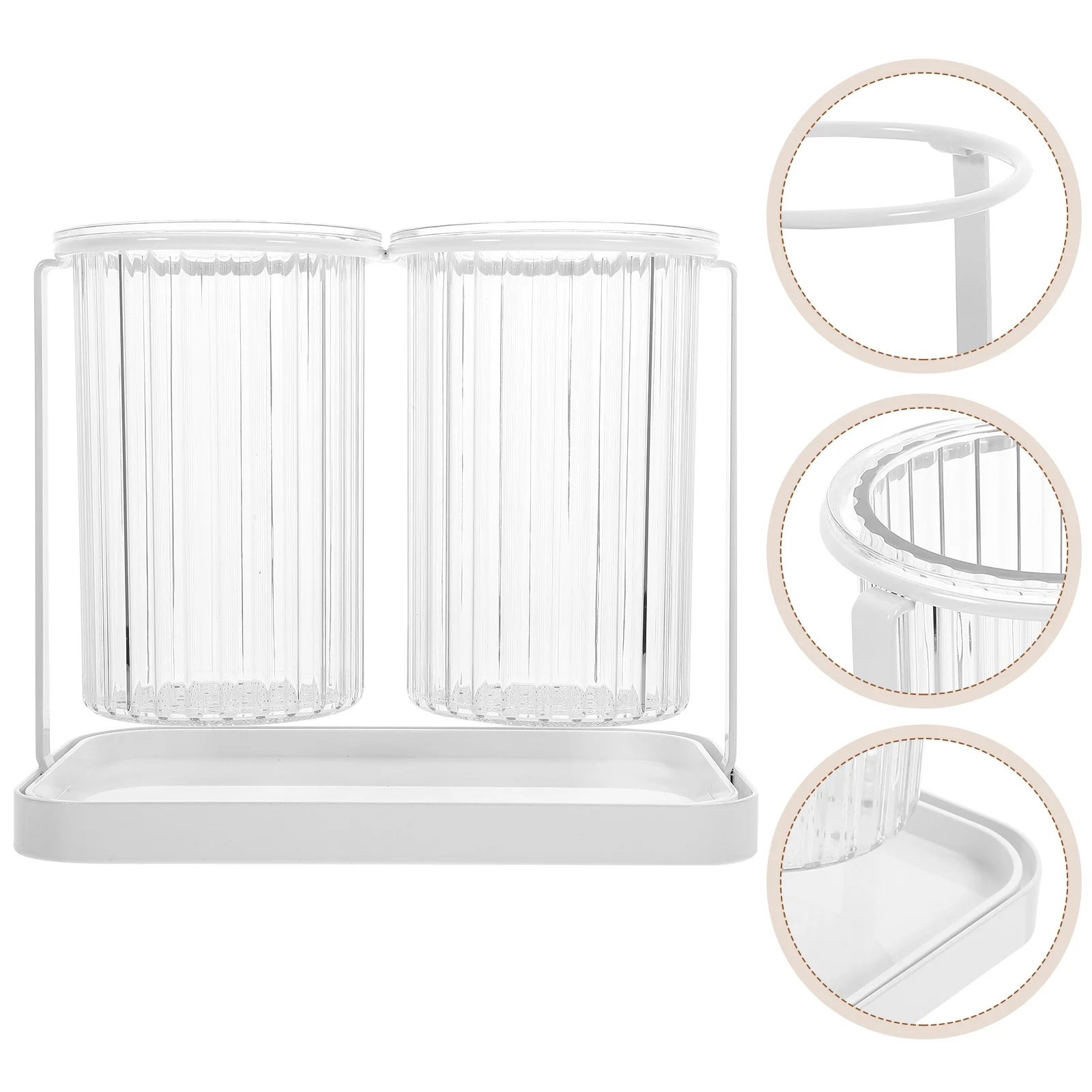 

Elegant European Chopstick Holder Kitchen Utensil Organizer Cutlery Storage Draining Decorative Tableware Box