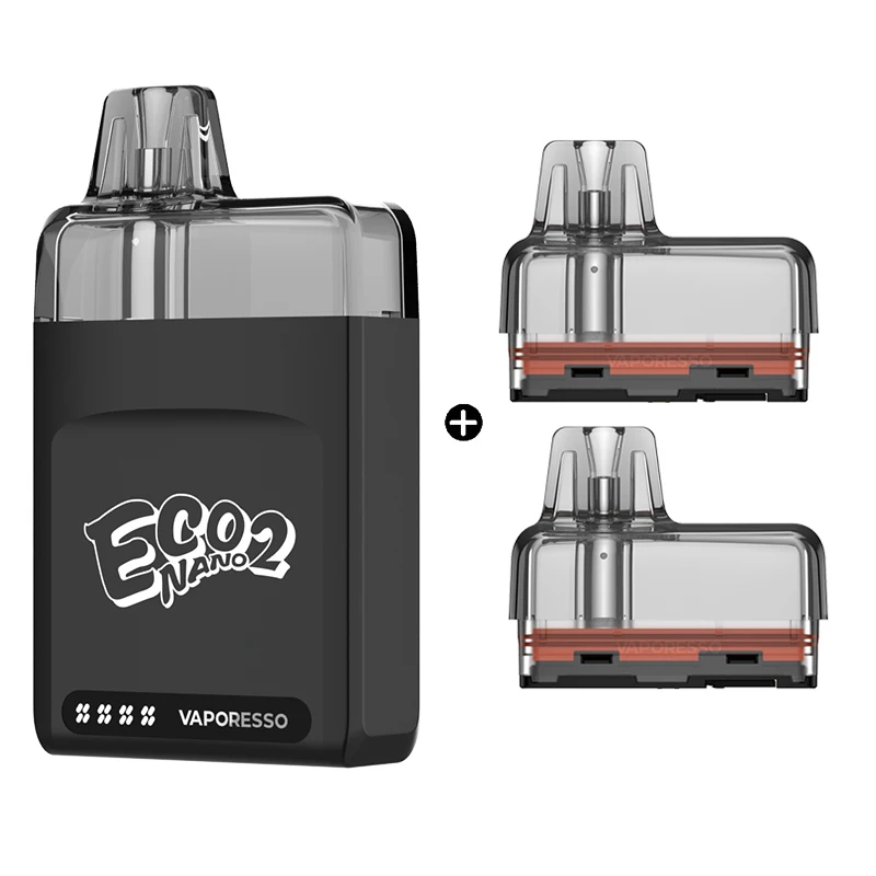 الأصلي Vaporesso ECO Nano 2 Kit 1000mAh Vape + 2 قطعة اضافية 6 مللي ECO نانو لاش شبكة جراب خرطوشة 0.6ohm E السجائر المرذاذ