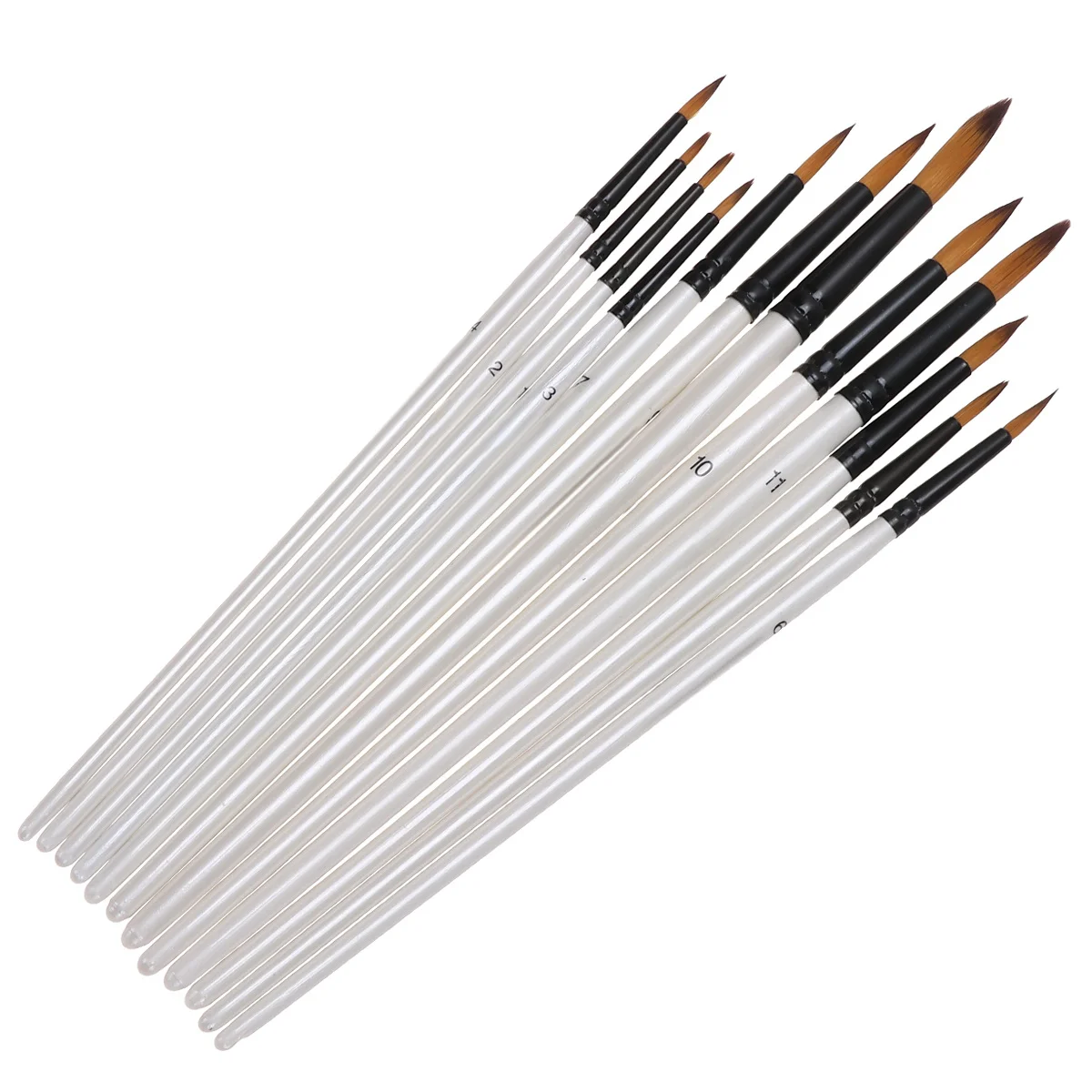 

1Set Premium Nylon Painting Brushes Set Durable Oil Acrylic Watercolor Portable Artist Gift Tools Oil Painting