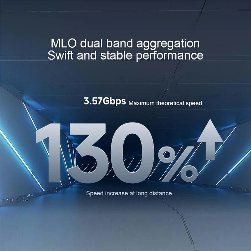 XIAOMI MIJIA Router BE3600，WiFi 7 Dual-band Qualcomm Quad-core Processor，3570Mbps Dual WAN LAN VPN，Chinese Version With Adapter