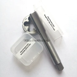 2pcs HSS Metric Screw Thread tap and die Set M17 M17X2 M17X1.5 Fine thread dies taps suit sets Cut tool M17x1.25 m17x1 M17X0.75