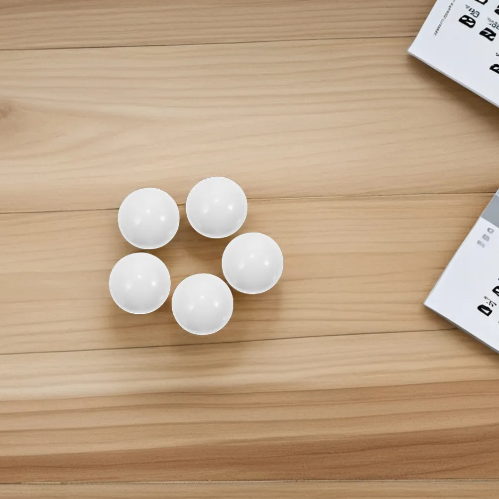 

10pcs Roulette Beads Balls White Acrylic Precision Design for Table Craft Replacement Game Accessories Supplies Entertainment