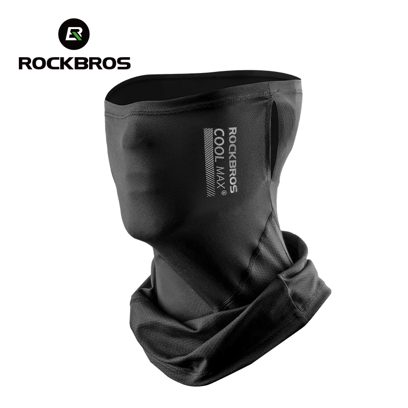 ROCKBROS lodowy jedwab maska ​​rowerowa na twarz lato anty-uv szybkoschnący oddychający rower szalik maska ​​wędkarstwo jazda konna chustka osłona na twarz i szyję