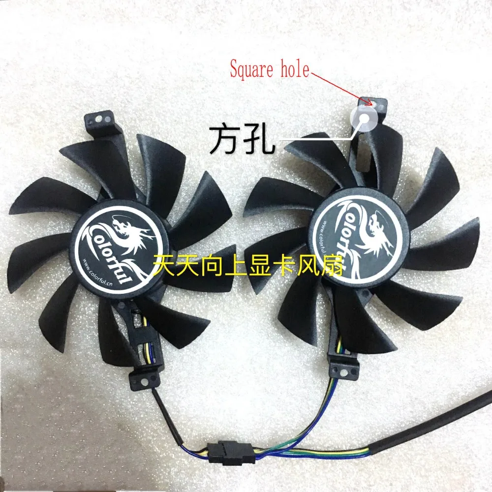New Cooling Fan for Colorful GTX950 GTX960 1050 GTX1060 P106 Video Card