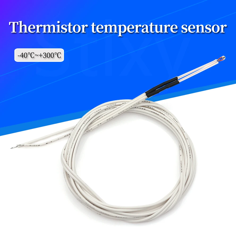 

1/5/10Pcs 3D Pringter 100K ohm NTC 3950 Thermistors Sensors with Cable 3D Printers Parts For Reprap Mend Part Temperature