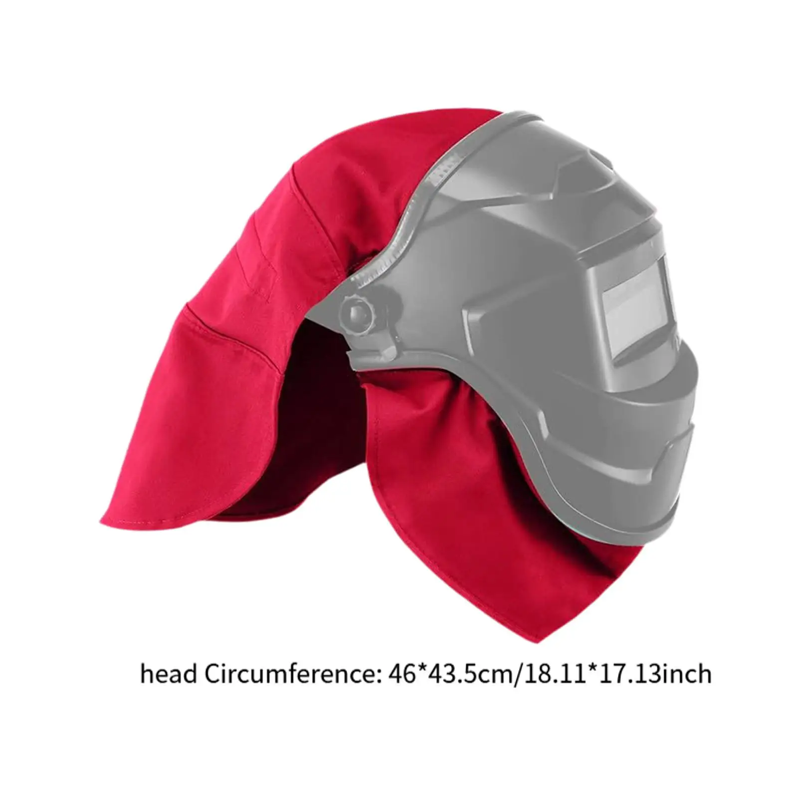 Welding Helmet Cover and Helmet Bib Set Accessories Extended Headcover Gear Equipment Welder
