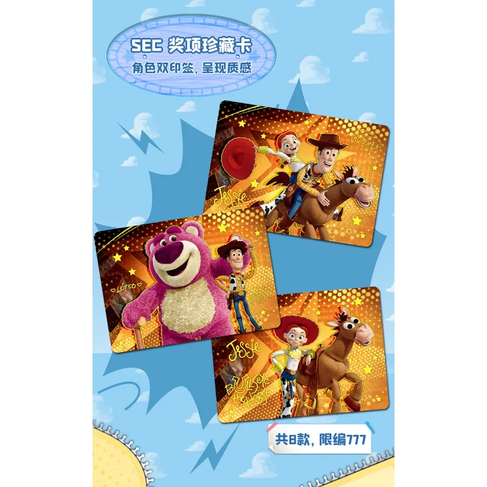 Nieuwe CARD.FUN Toy Story Collection Card High Score Comedy Animatie Disney Populaire karakters Zeldzame kaart Kinderschatcadeau