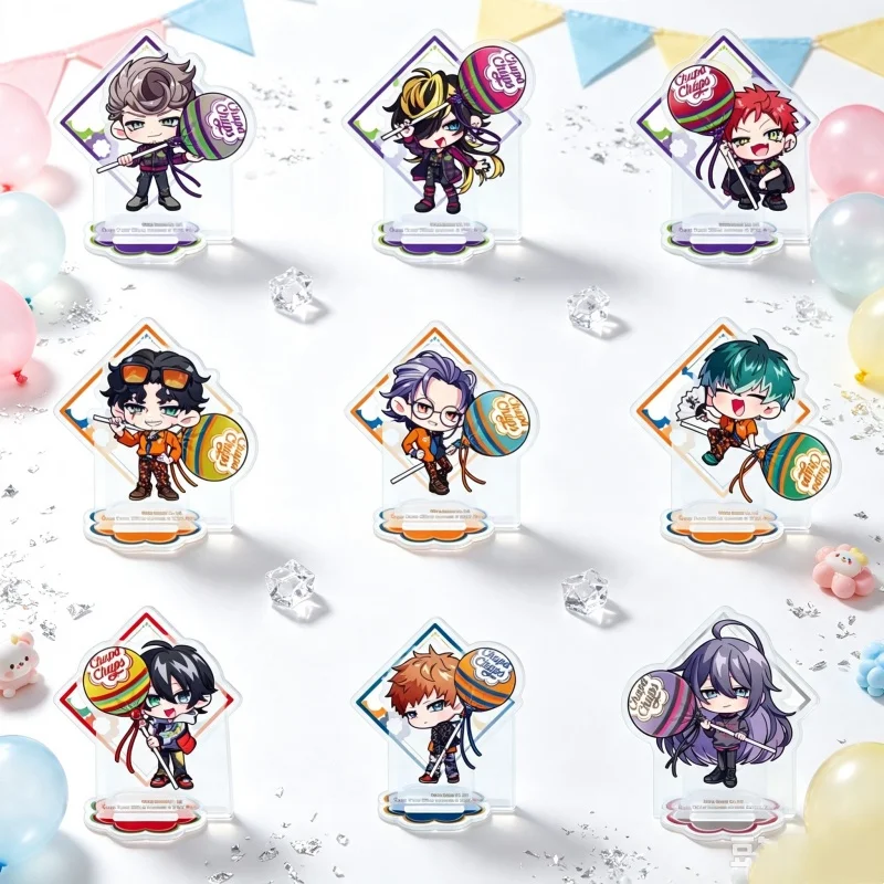 Anime Hypnosis Mic Aohitsugi Samatoki Amemura Ramud 10CM Acrylic Stand Figure for Decorations placed office desk Keychain Gifts