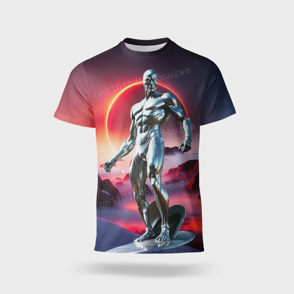 

Футболка Marvel Fantastic Four, модная стильная футболка с короткими рукавами и принтом, молодежная и детская повседневная дышащая футболка