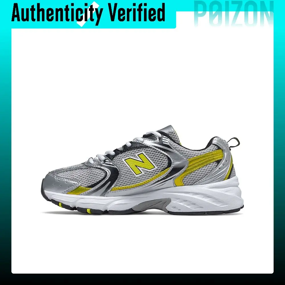 New Balance NB 530 Retro Sports Low top Casual Running Shoes Unisex Gray Yellow D Width MR530SC