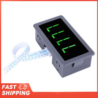 RPM Speed Measure Meter NPN Hall Proximity Switch Sensor Motor Green 4 Digit LED Motor Tachometer RPM Gauge Motor Tachometer