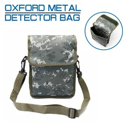 Camo Oxford Metal Detector Bag Shoulder Waist Belt Pouch Good Luck Gold Nugget Bags For Metal Detecting Measuring Instruments