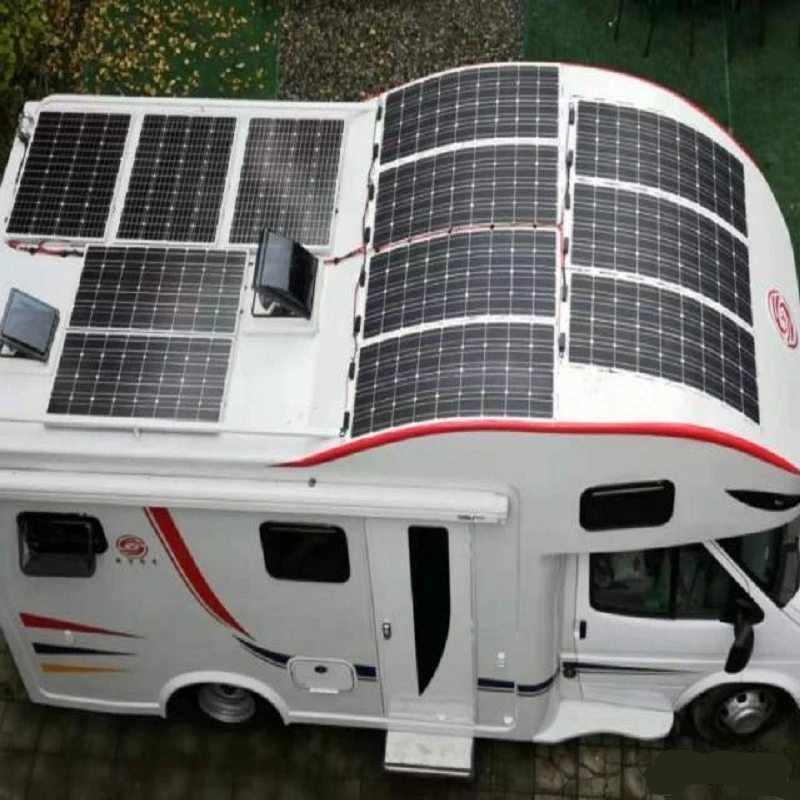 

Flexible solar panels caravan roof with power generation system car charging 12V24V all kinds of batteries