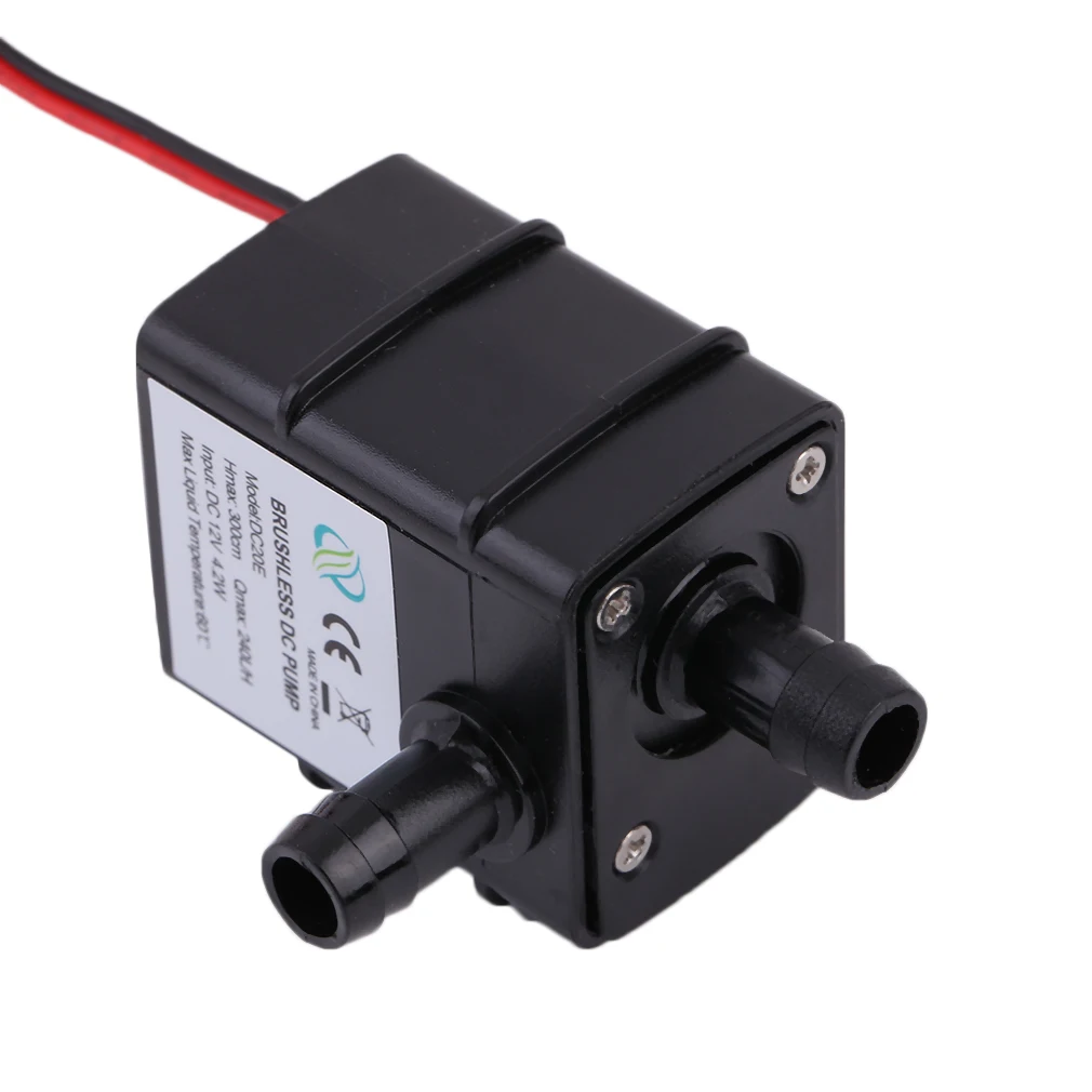 DC 12V Brushless Motor Water Pump, Circulação, Bomba Submersível, Adequado para Aquários, Aquários, Lagoas, Fontes, 12V