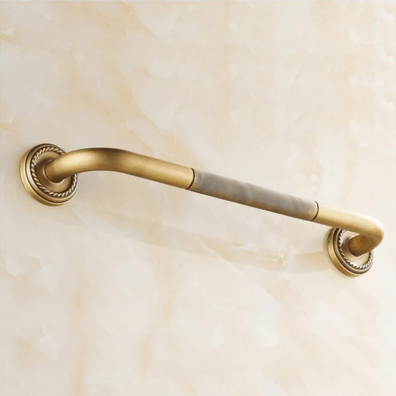 

Grab Bar Antique Brass Wall Mounted 52 cm Bathroom Safety Handles Shower Grab Bar Bathtub Handrail Home Assist Bar Grab