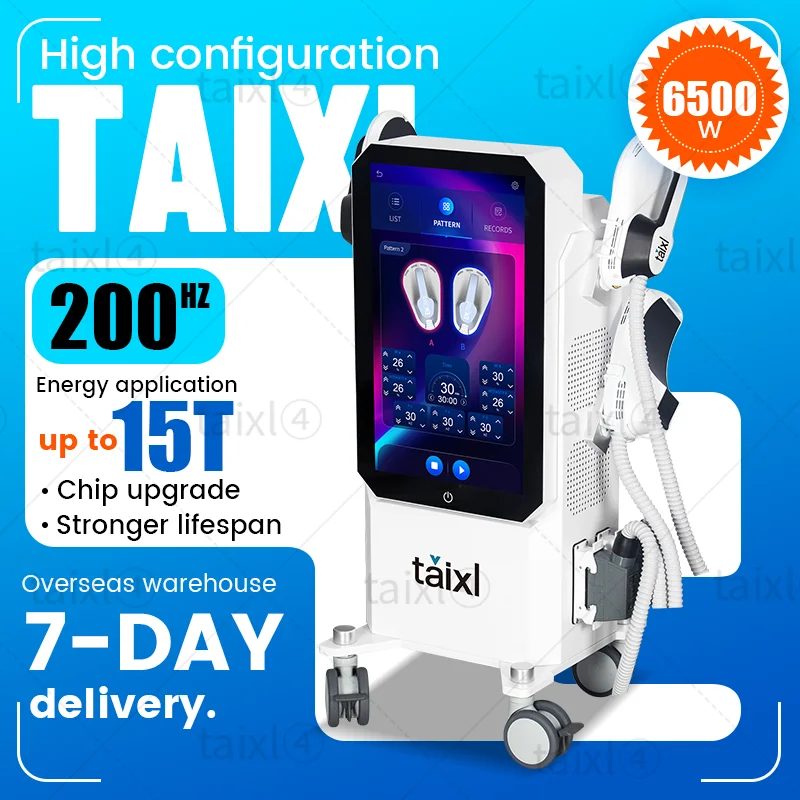 Dispositivo de HI-EMT TAIXL, forma de músculos centrales, abdominales, apriete el suelo pélvico, mejora los contornos corporales, tecnología, crecimiento muscular, salón RF