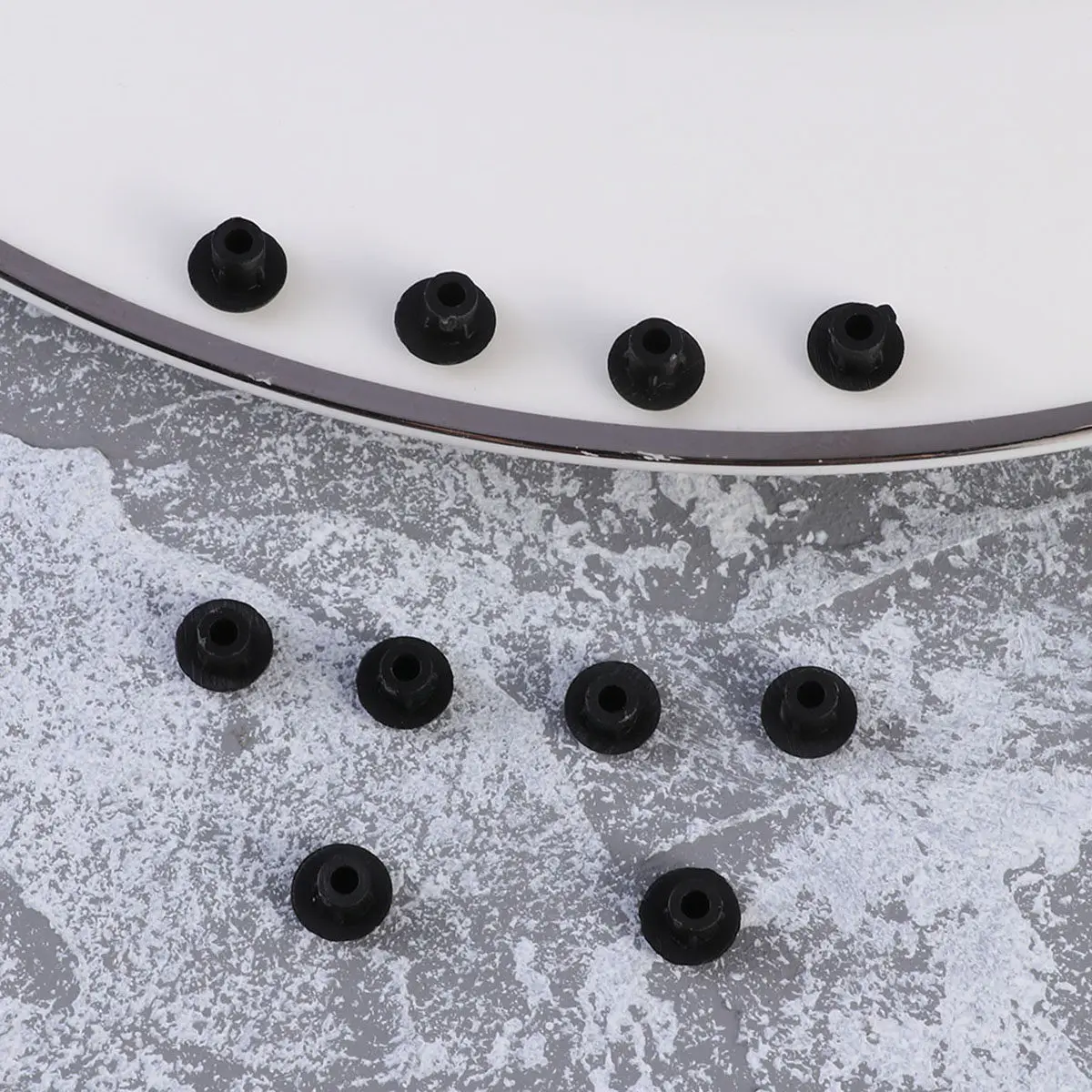 

100 шт. декоративных заглушек для шурупов 5 мм для петель, простая установка без инструментов, фурнитура для мебели, окон, дверей, шкафов