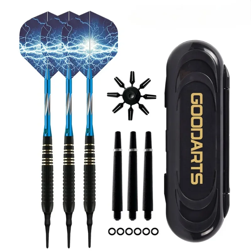 

22g Professional Dart Set 3PCS Steel Tip Darts Flights Anti-Fall Hard Dart Pure copper Dart Flying For Dartboard