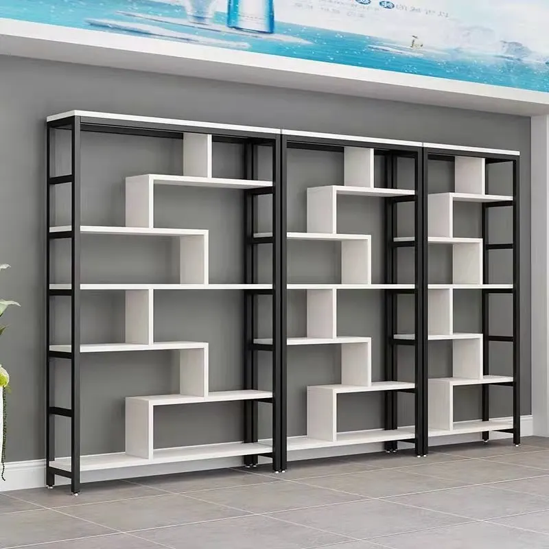 Partition Shelves Living Room Entrance Bogu Shelves Home Shelves Floor to Floor Multi-layer Bookcase Display Shelves