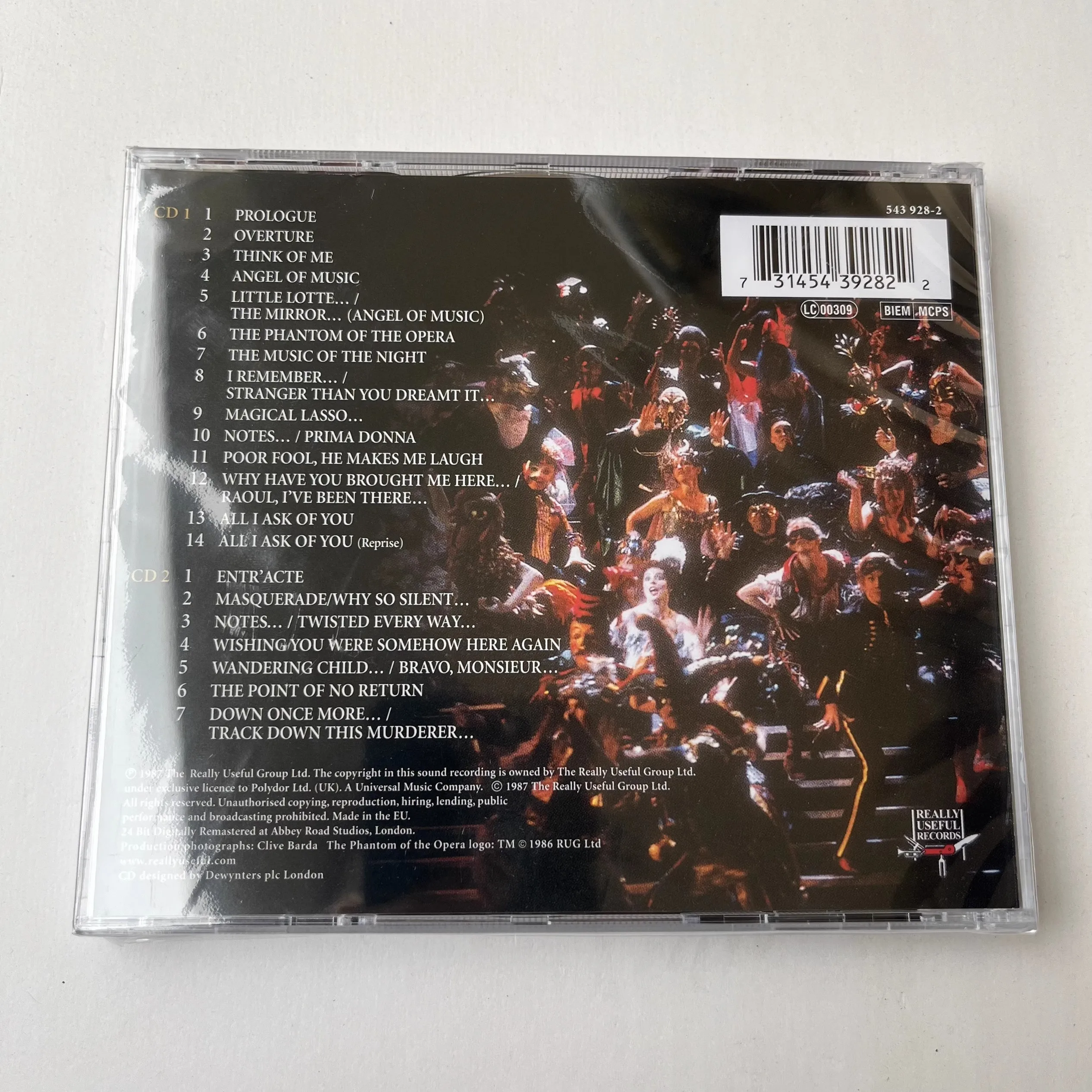 映画 オペラ座の怪人 ミュージックCD サラ・ブライトマンOSTアルバム リトル・ロット 2枚組 音楽レコード コスプレ ウォークマン サウンドトラックボックス