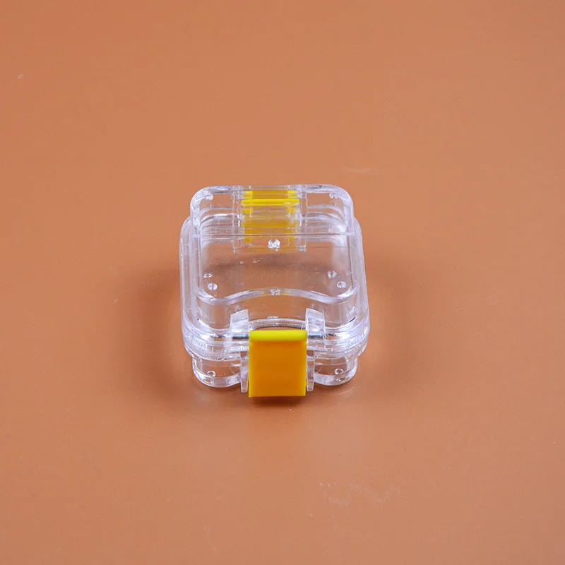 200 Pieces Packed Membrane Tooth Box Dental Storage Box Dental Teeth Box with Translucent Film