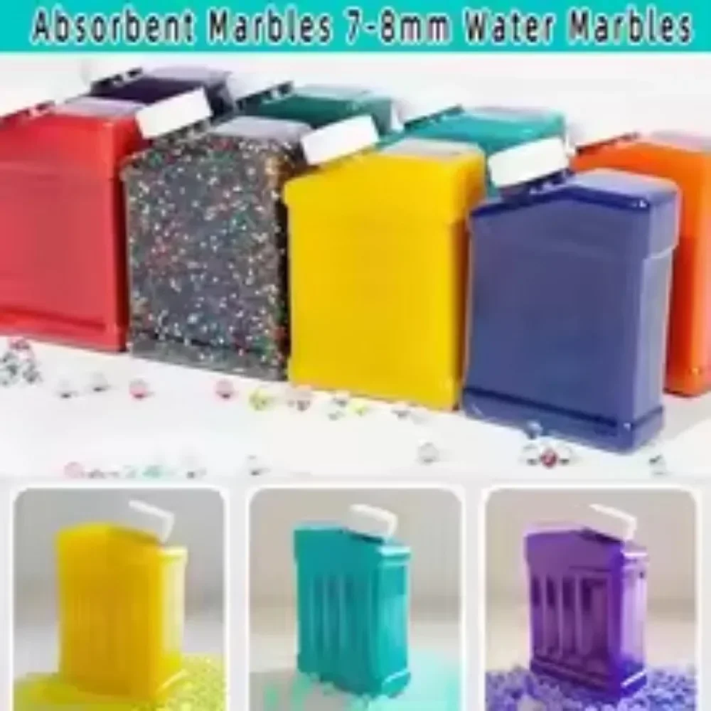 عبوة الذخيرة Splater Water All Gel eads أحدث ullets قوس قزح المياه ased all لعبة مسدس جال ملحقات ألعاب عائلية للأطفال