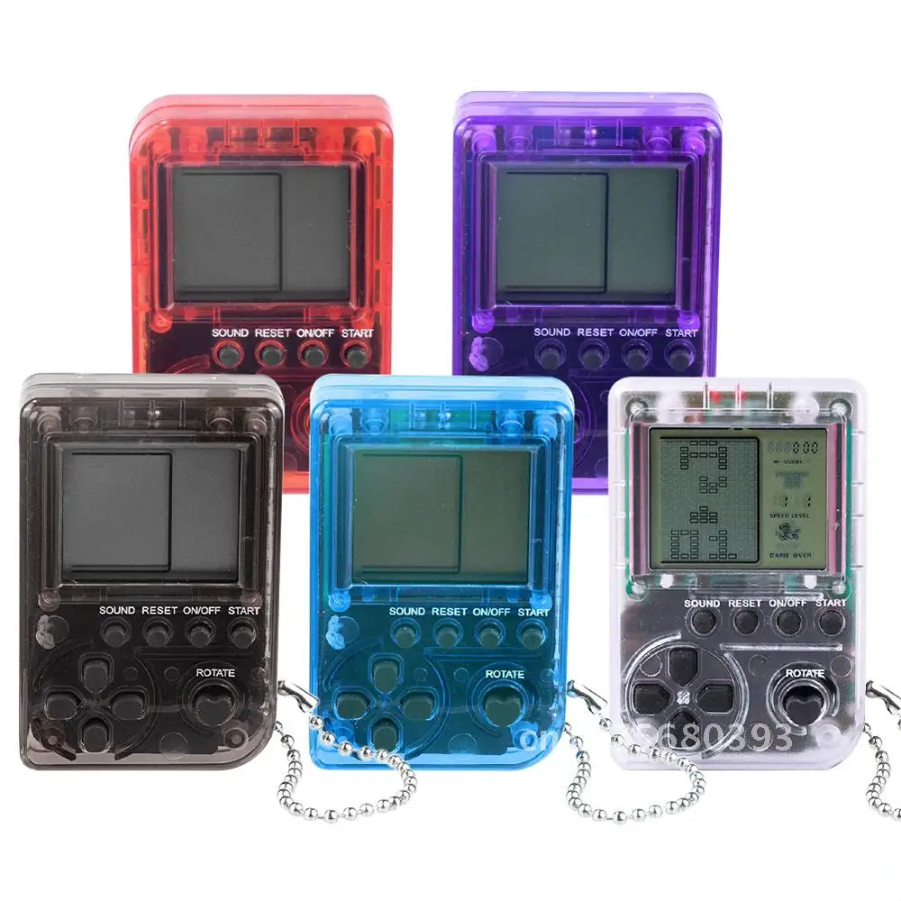 

Mini Handheld Game Console for Kids with Keychain, Nostalgic Classic Games, Children's Gifts