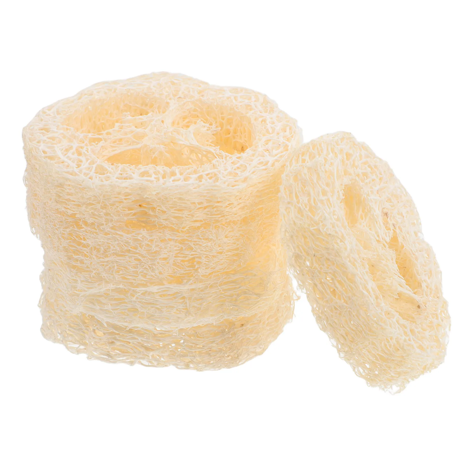 

5 Pcs Loofah Bath Brush Exfoliating Sponge Organizer Scrubber Soap Shower Pad Holder Natural