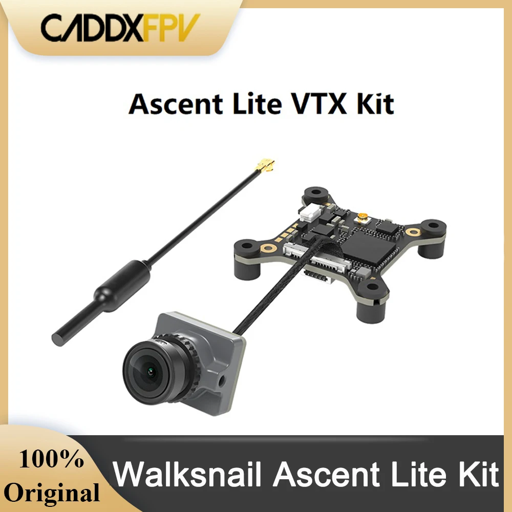 CADDX Walksnail Ascent Lite VTX Kit Digital FPV Image Transmission 1080P/60FPS 35ms Low Latency 3km Range for Ascent FPV Goggles