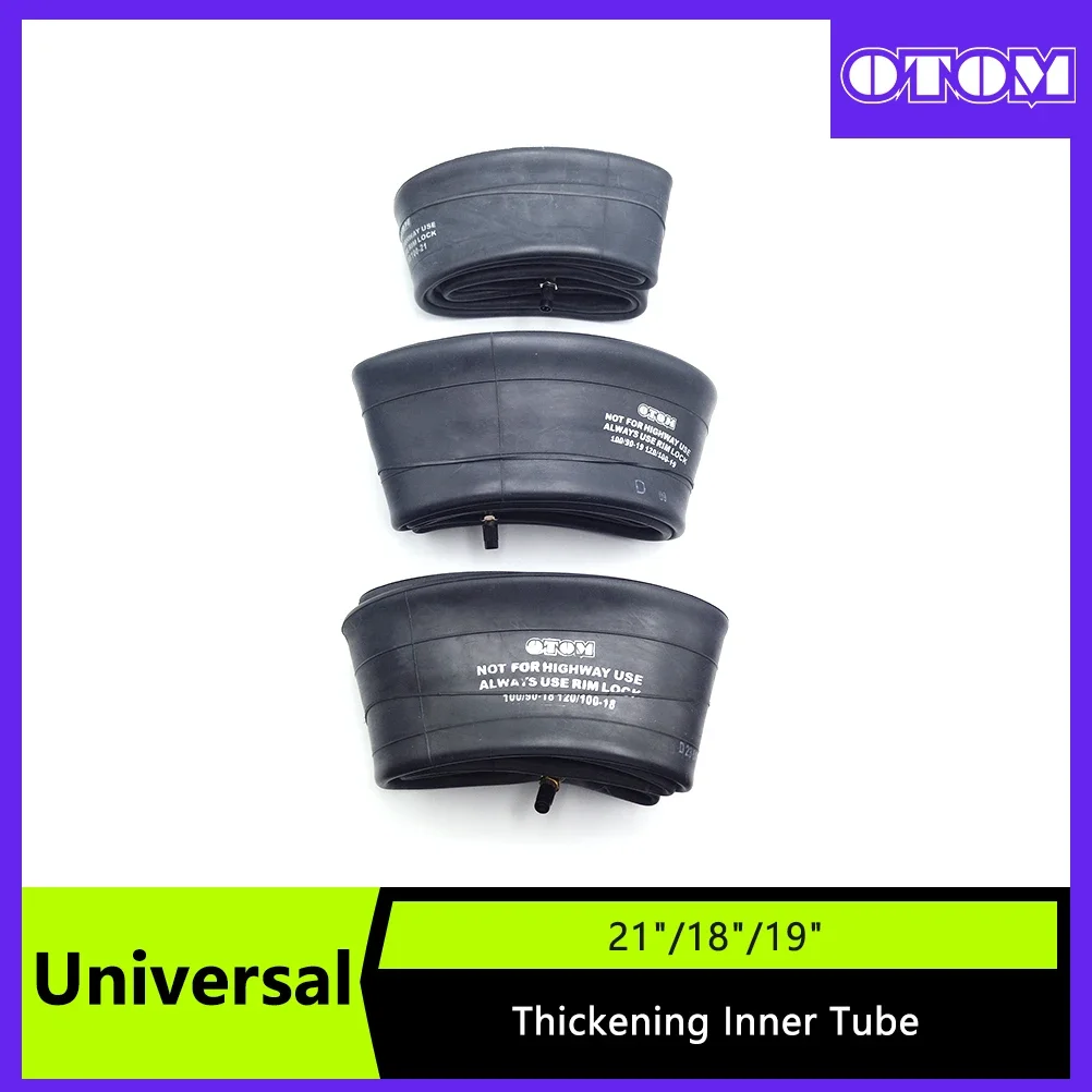 

Сверхмощная внутренняя трубка OTOM для мотоцикла, подходит для колес 18 19 21, для HONDA KTM YAMAHA KAWASAKI, универсальная бутилкаучуковая велосипедная камера