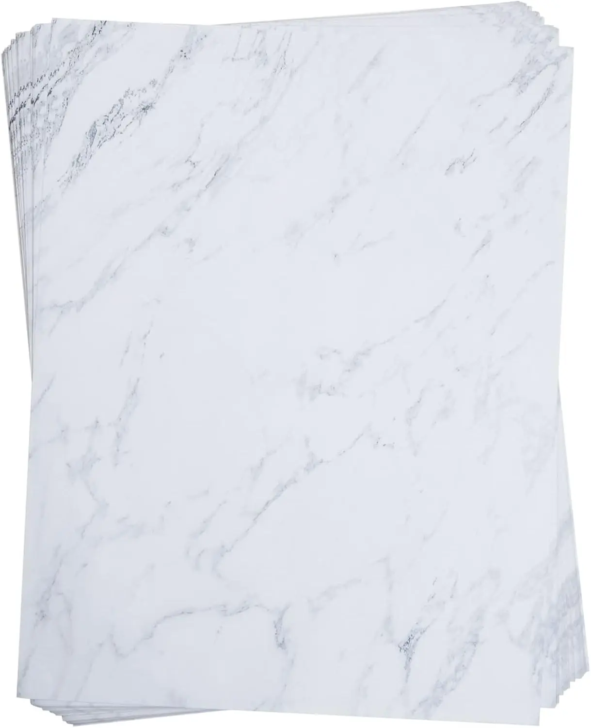 

Бумага для резюме Gray Marble, 8,5 x 11 дюймов, 48 листов - совместима с струйными и лазерными принтерами для канцелярских товаров и приглашений