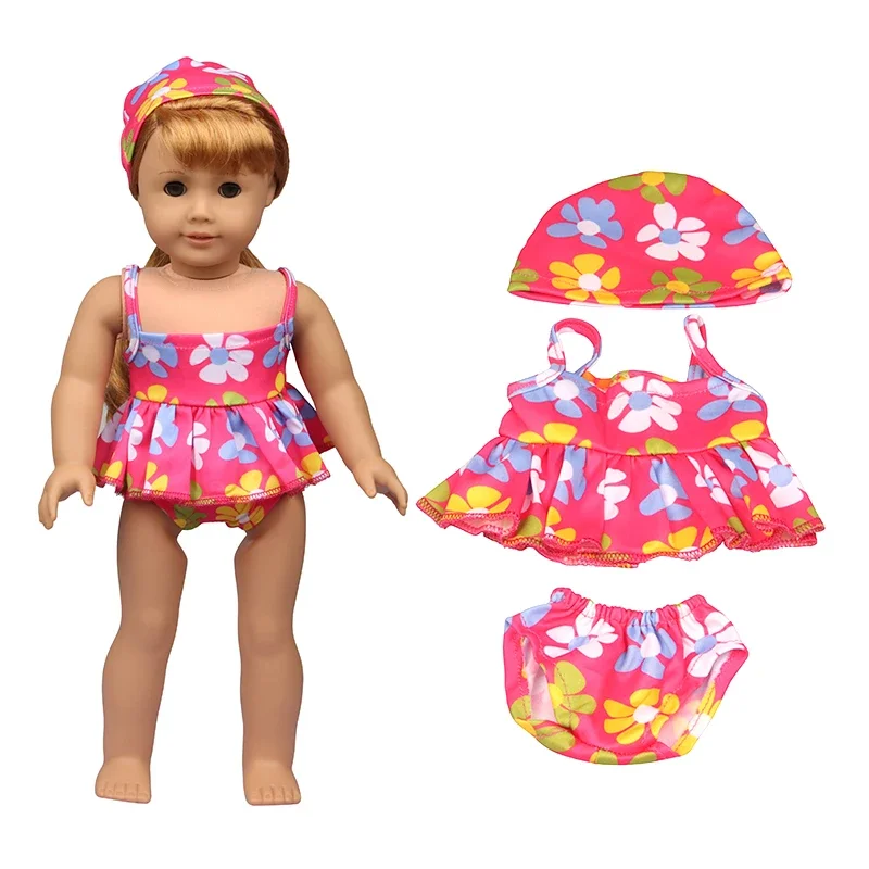 Toy Accessorie Fashion Girl Travel Suit For 43 cm Doll Clothes Baby New Born Dolls 18 inch American Dolls&1/3 Bdj Dolls