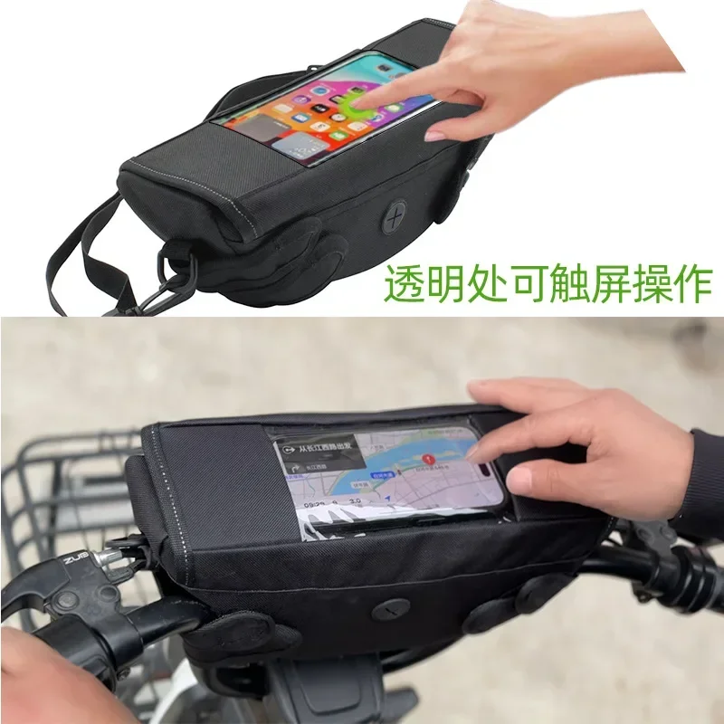 

Сумки для езды на мотоцикле, передняя подвесная сумка для хранения, водонепроницаемая, 8 дюймов для Yamaha Triumph Mochila Motociclista Bolsa Moto